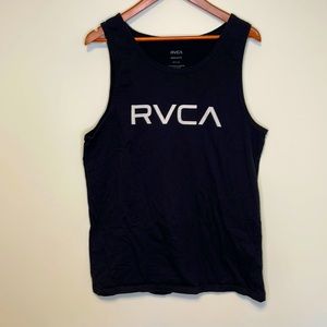 RVCA black classic tank top. Perfect for your beach vacation!